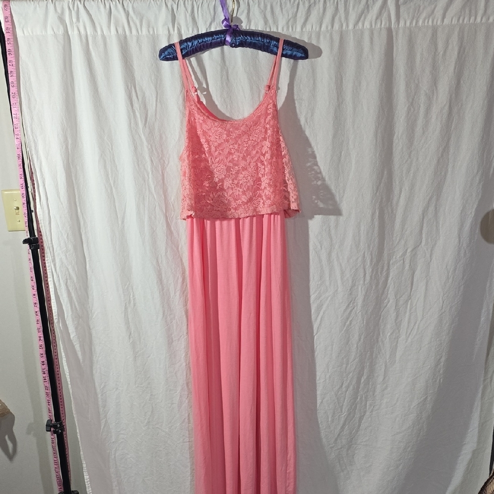 Wallflower Elegant Pink Maxi Dress
